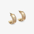 18K Fendi OLock Earrings