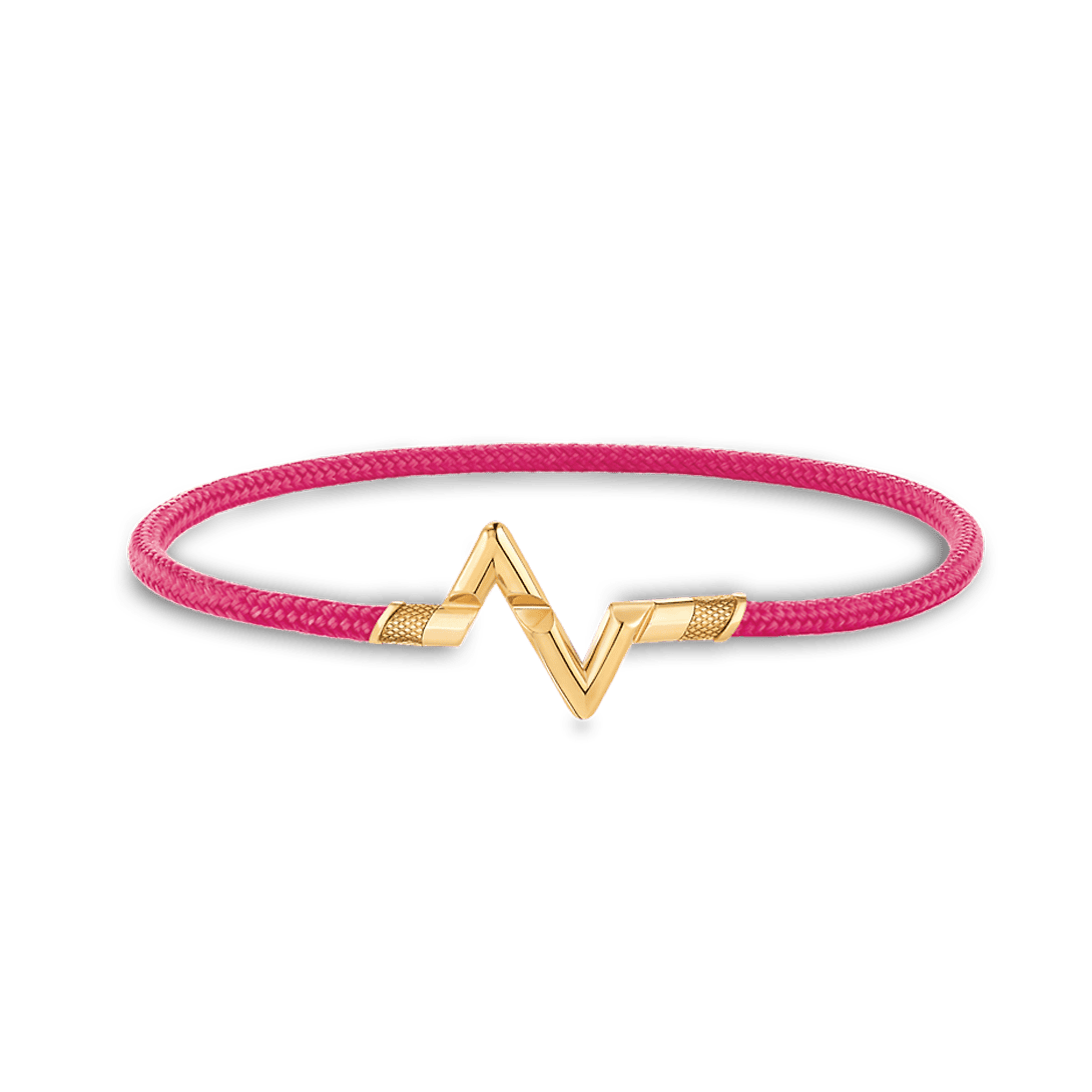 18K Louis Vuitton Volt Upside Down Play Pink Bracelet