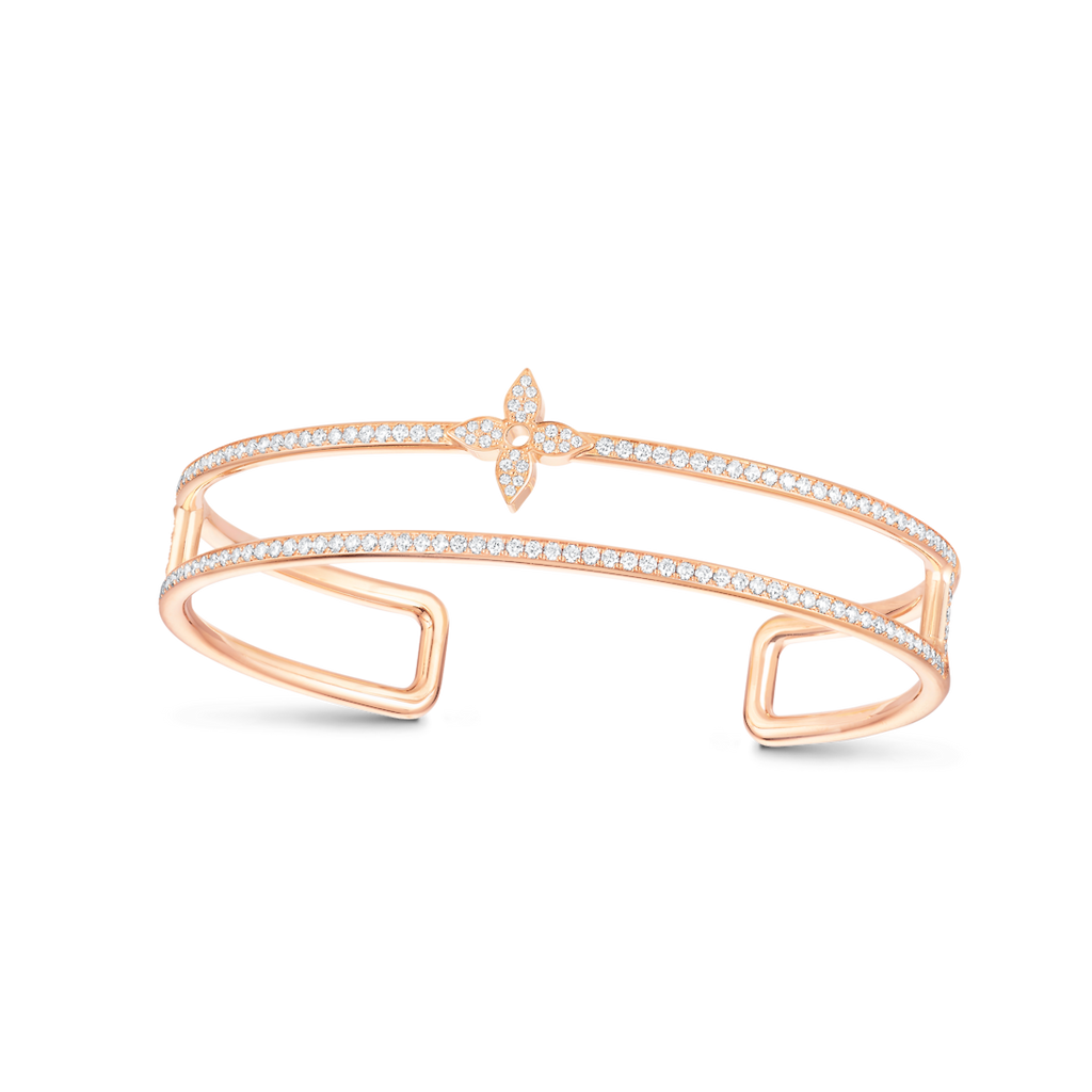 18K Louis Vuitton Idylle Blossom Two-Row Bracelet