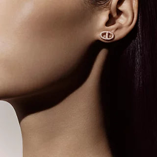 18K Farandole Diamond Hermes Earrings