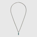 Double Gucci Enamel Pendant Necklace