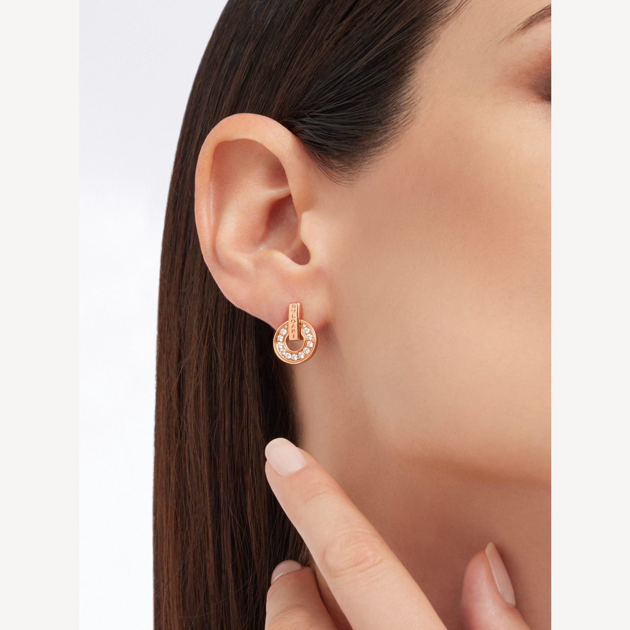 18K BVLGARI Rose Gold Earrings