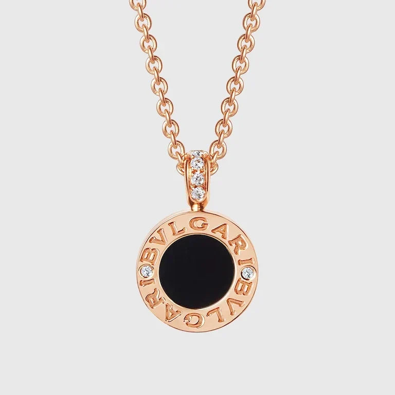 18K BVLGARI Black Ceramic Necklace