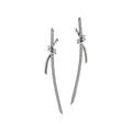 18K Tiffany Knot Drop Diamonds Earrings