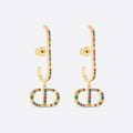 18K Dior 30 Montaigne Crystals Earrings