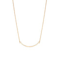 18K Tiffany Smile Pendant Necklace
