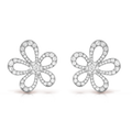 18k Flowerlace Earrings