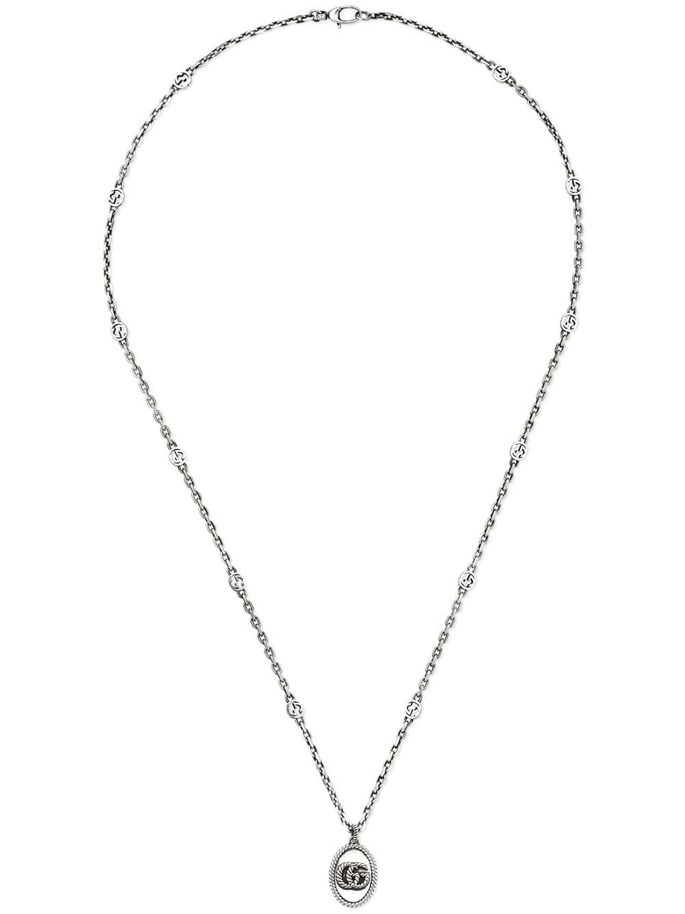 Double Gucci Pendant Necklace