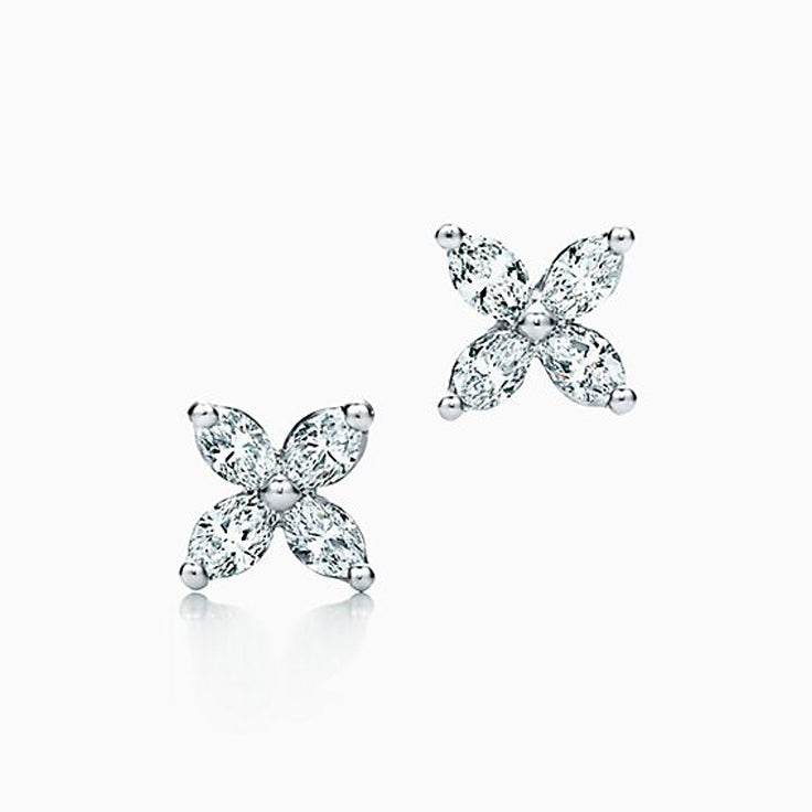 18K Tiffany Victoria Earrings