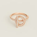 18K Echappee Diamond Hermes Ring