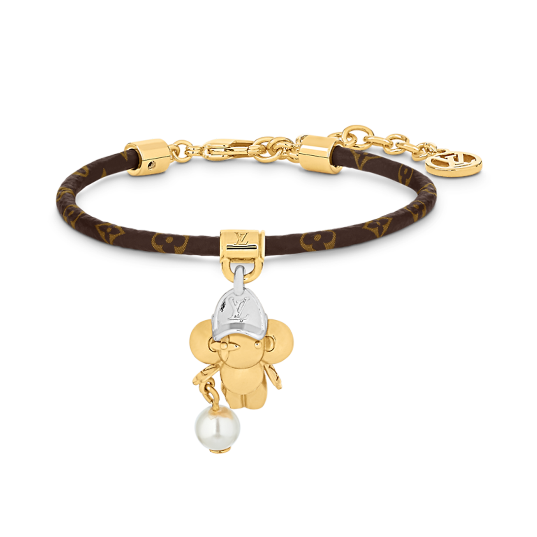 18K Louis Vuitton Vivienne Pearls Bracelet
