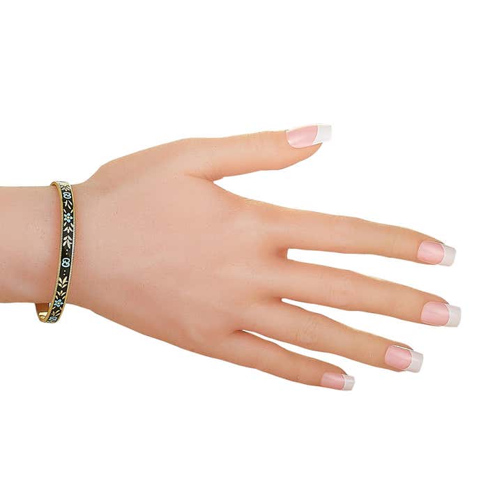 18K Double Gucci Icon Blooms Bracelet