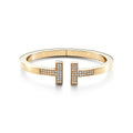 18K Tiffany Diamond Square Bracelet