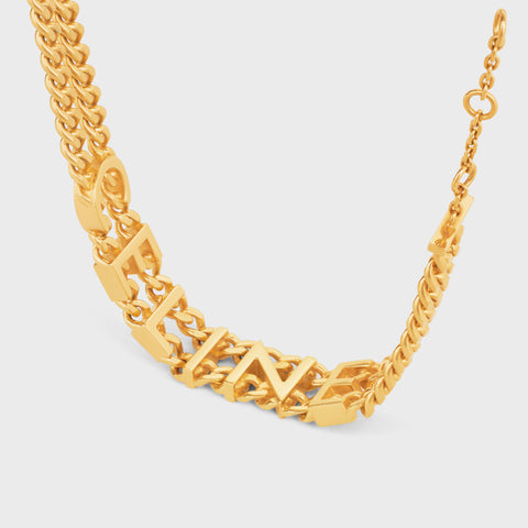 18K Celine Gourmette Bracelet