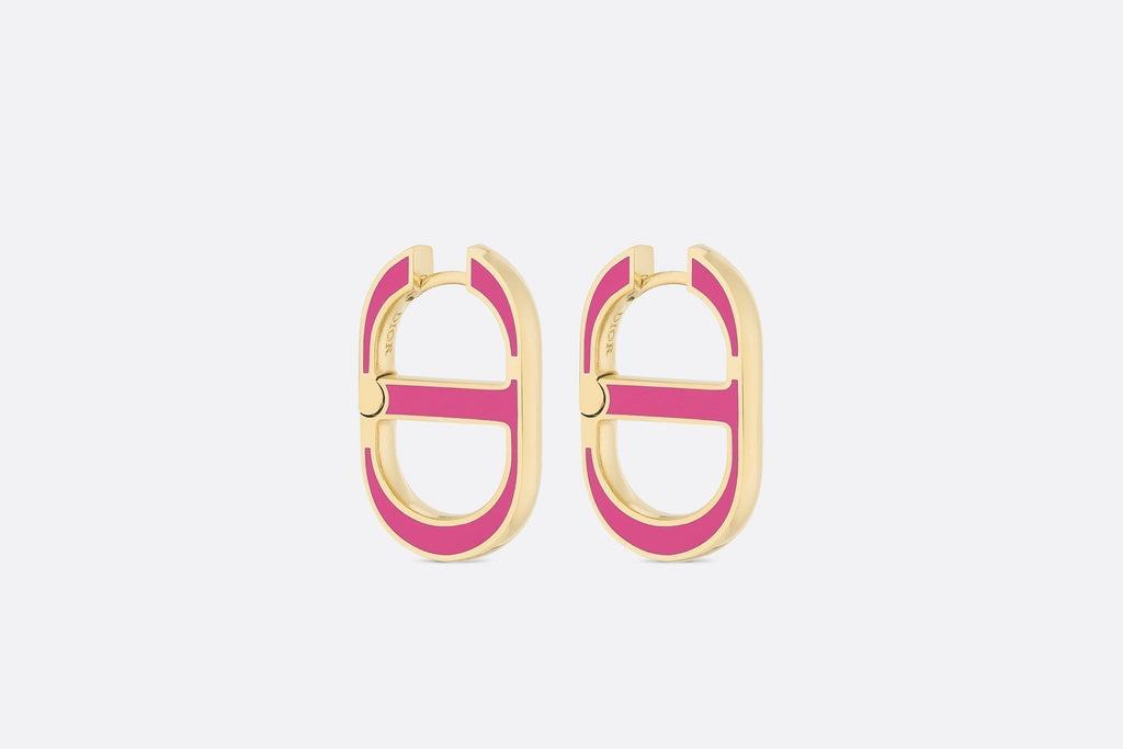 18K Dior 30 Montaigne Rani Pink Earrings