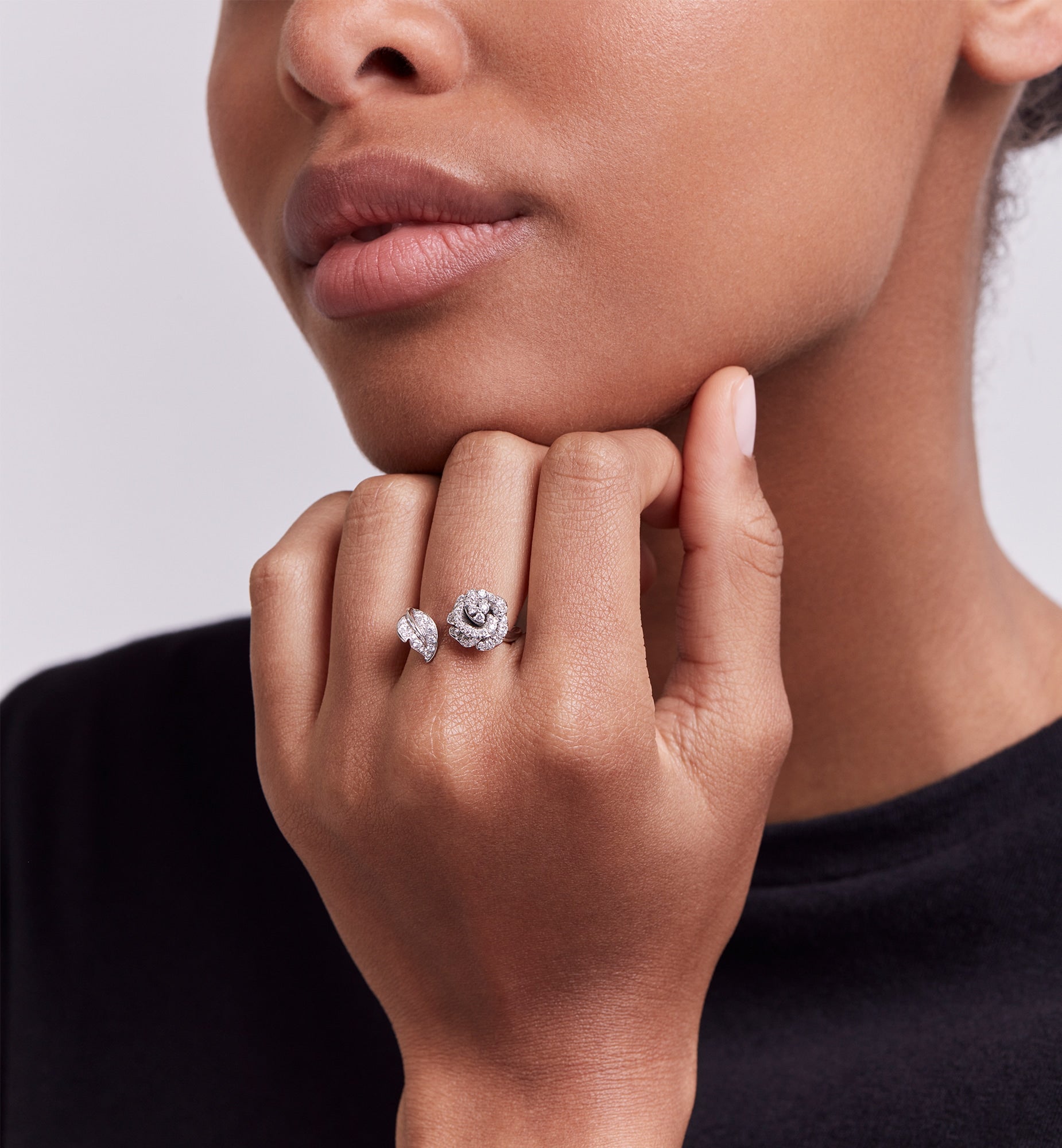 18K Dior Rose Bagatelle Ring