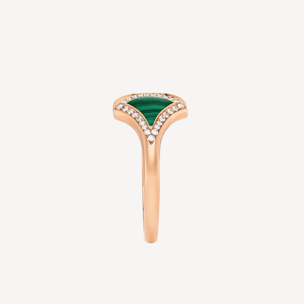 18K BVLGARI Dream Malachite Ring