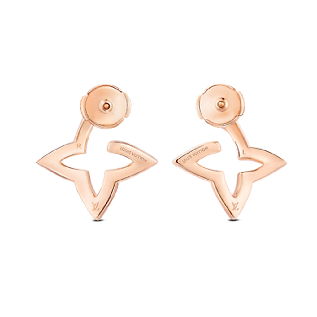 18K Louis Vuitton Blossom Mini Hoops Earrings