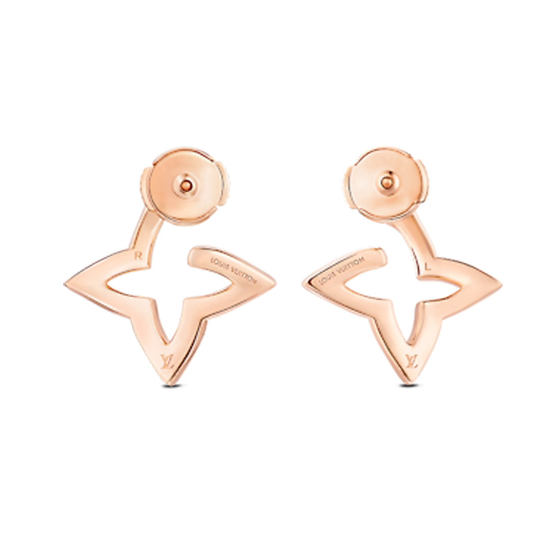 18K Louis Vuitton Blossom Mini Hoops Earrings
