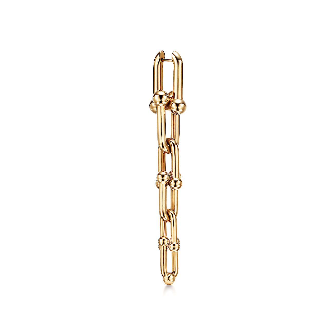 18K Tiffany HardWear Graduated Link Earrings