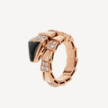 18K BVLGARI Serpenti Viper Black Ring