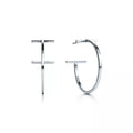 18K Tiffany Hoop Earrings