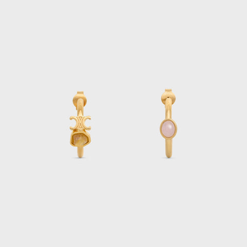 18K Celine Indie Hoops Earrings