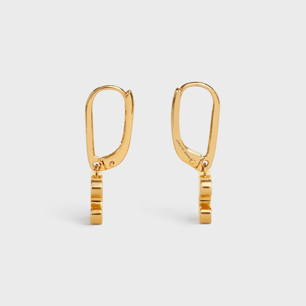 18K Celine Rhinestone Earrings