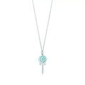 18K Tiffany Lollipop Charm Chain Necklace