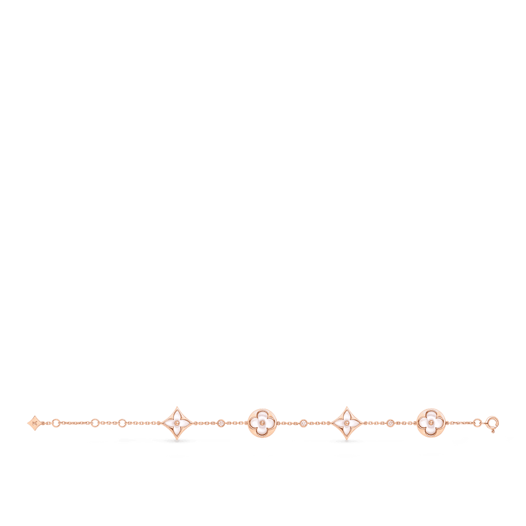18K Louis Vuitton Colour Blossom Balenciaga Multi-Motif Bracelet