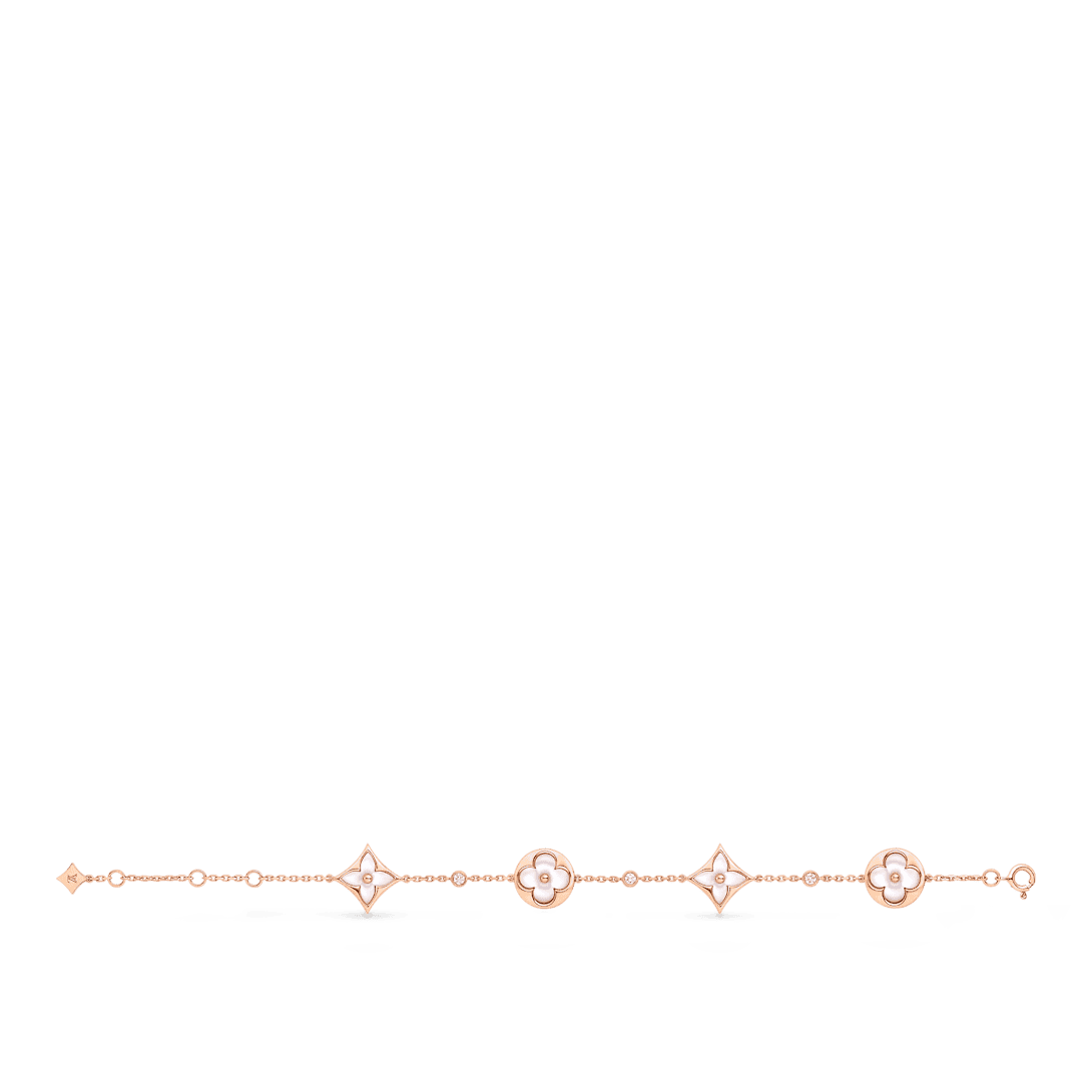 18K Louis Vuitton Colour Blossom Balenciaga Multi-Motif Bracelet