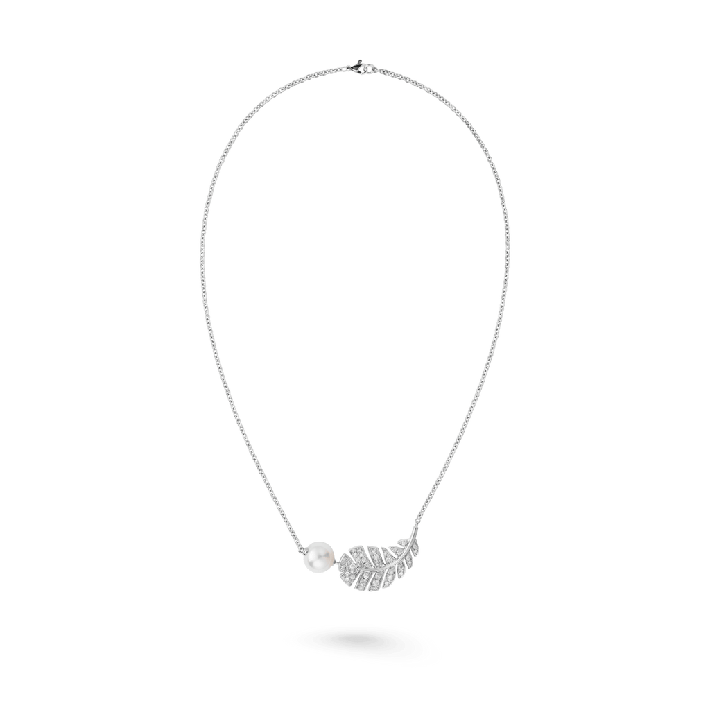 18K  Chanel Plume De Necklace