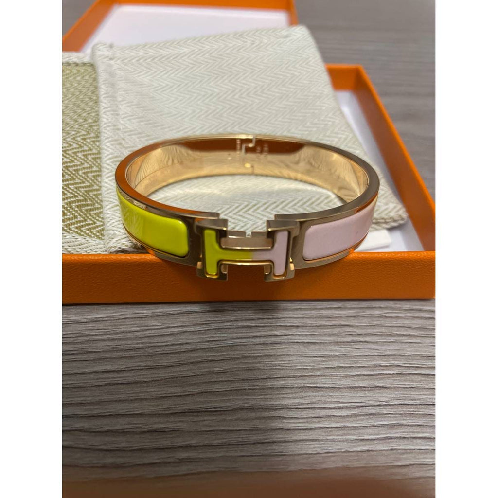 18K Clic Hermes Multicolour Bracelet