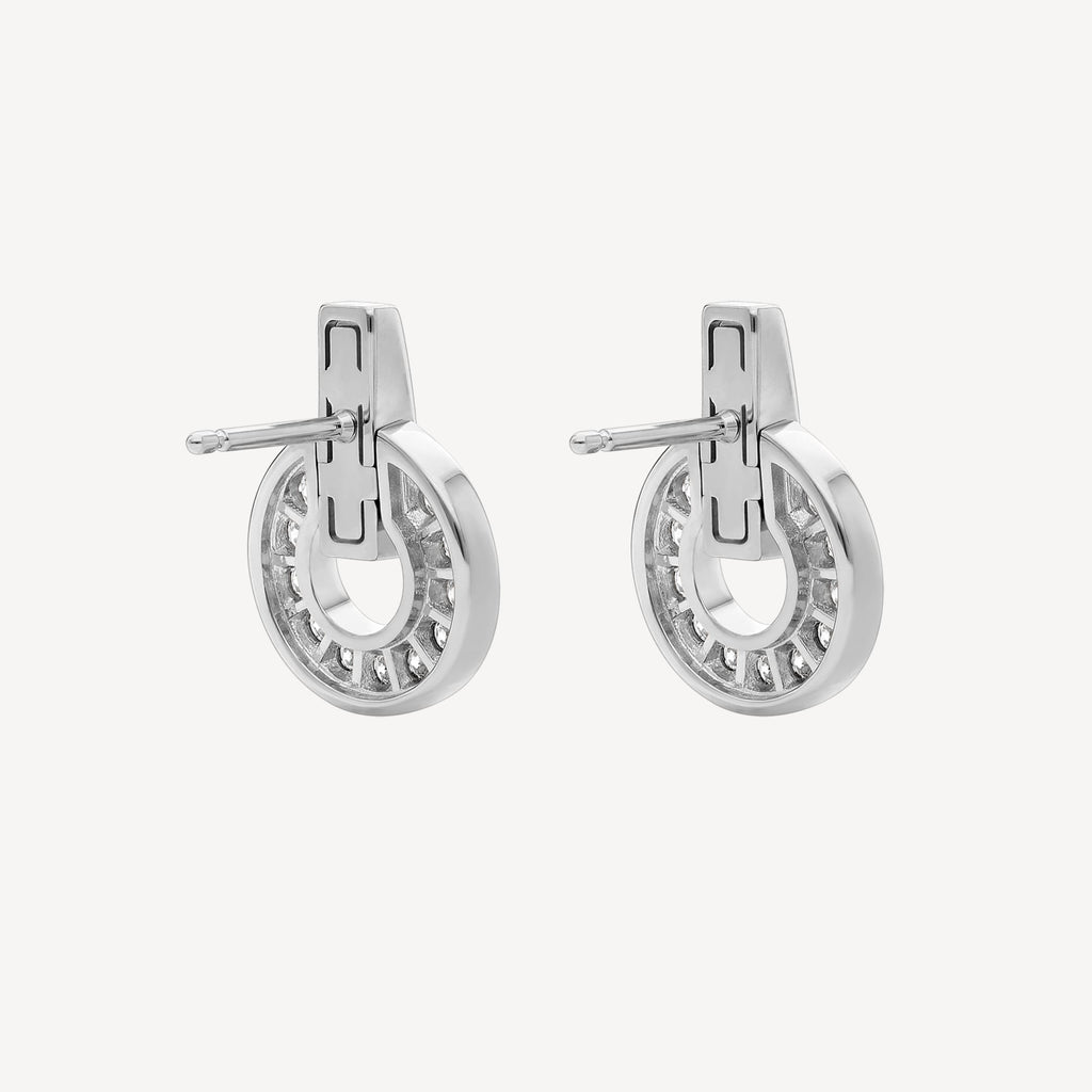 18K BVLGARI White Gold Earrings