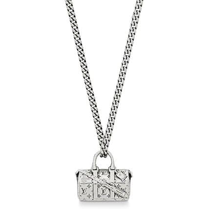 18K Louis Vuitton Monogram Chain Bag Necklace