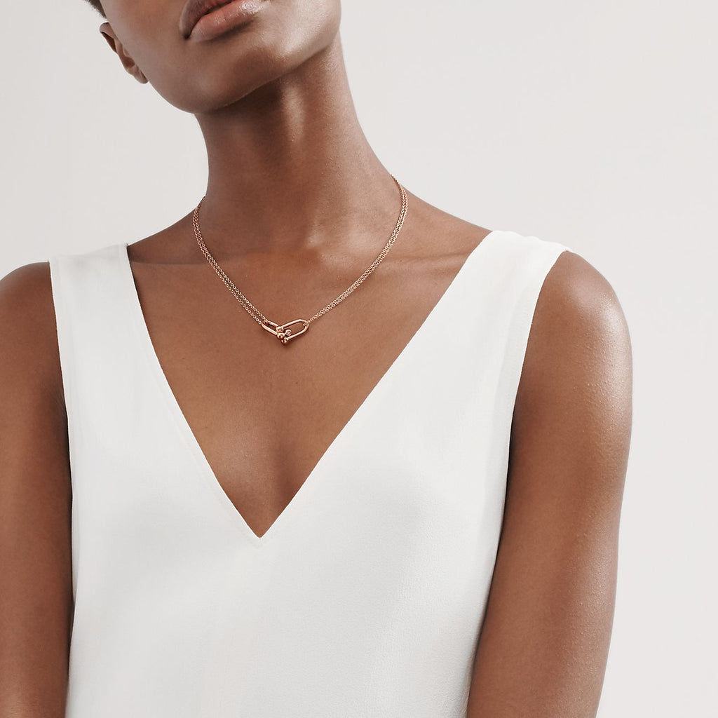 18K Tiffany HardWear Double Link Necklace