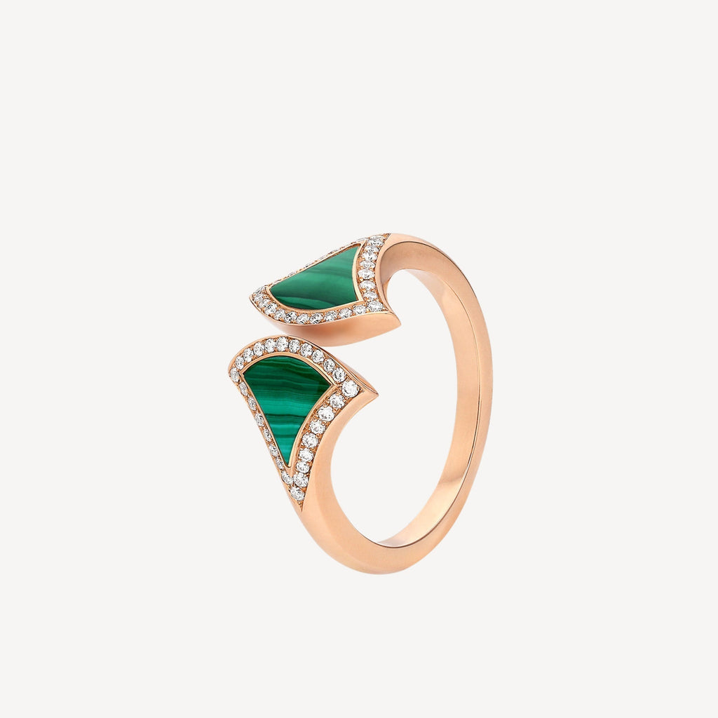 18K BVLGARI Dream Malachite Ring