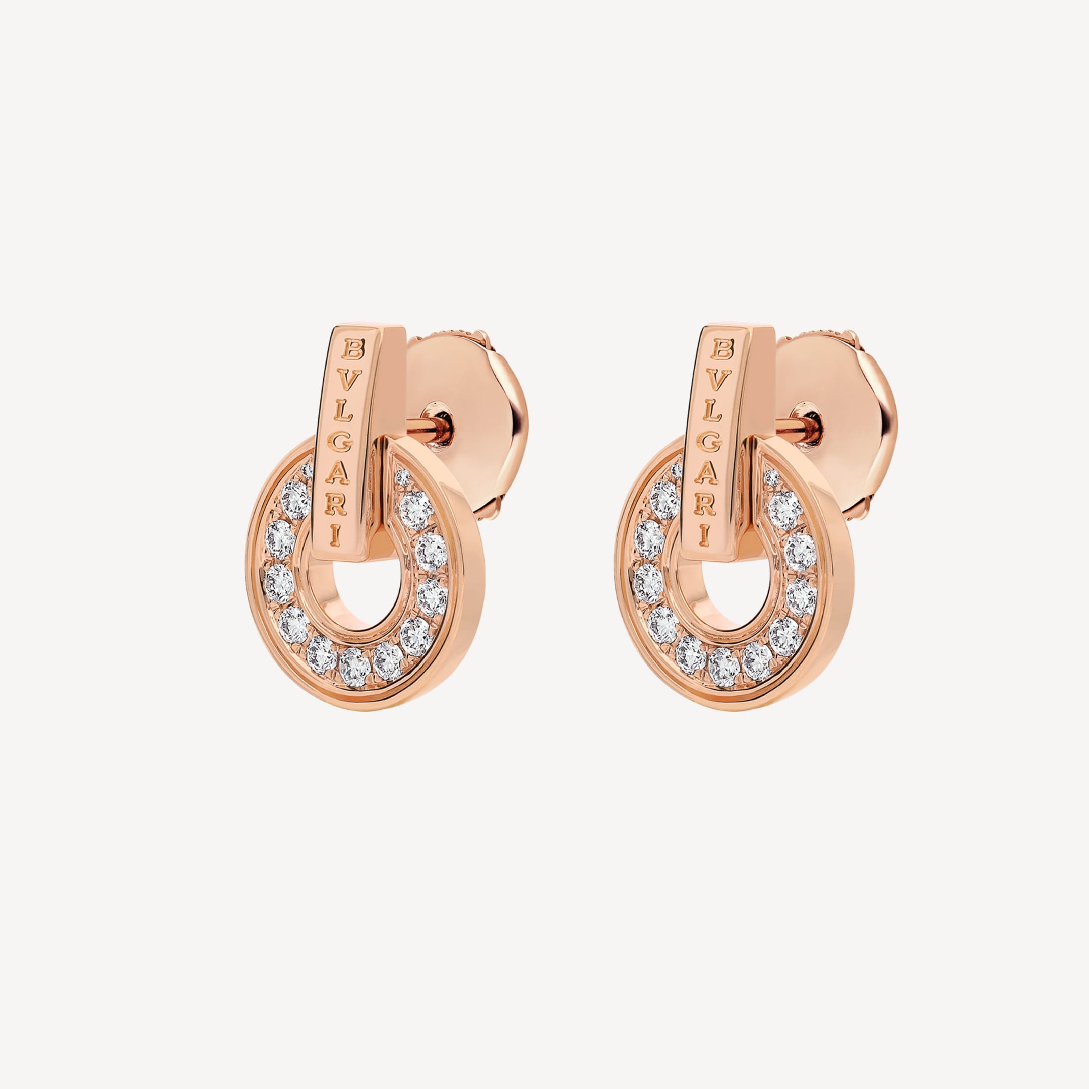 18K BVLGARI Rose Gold Earrings