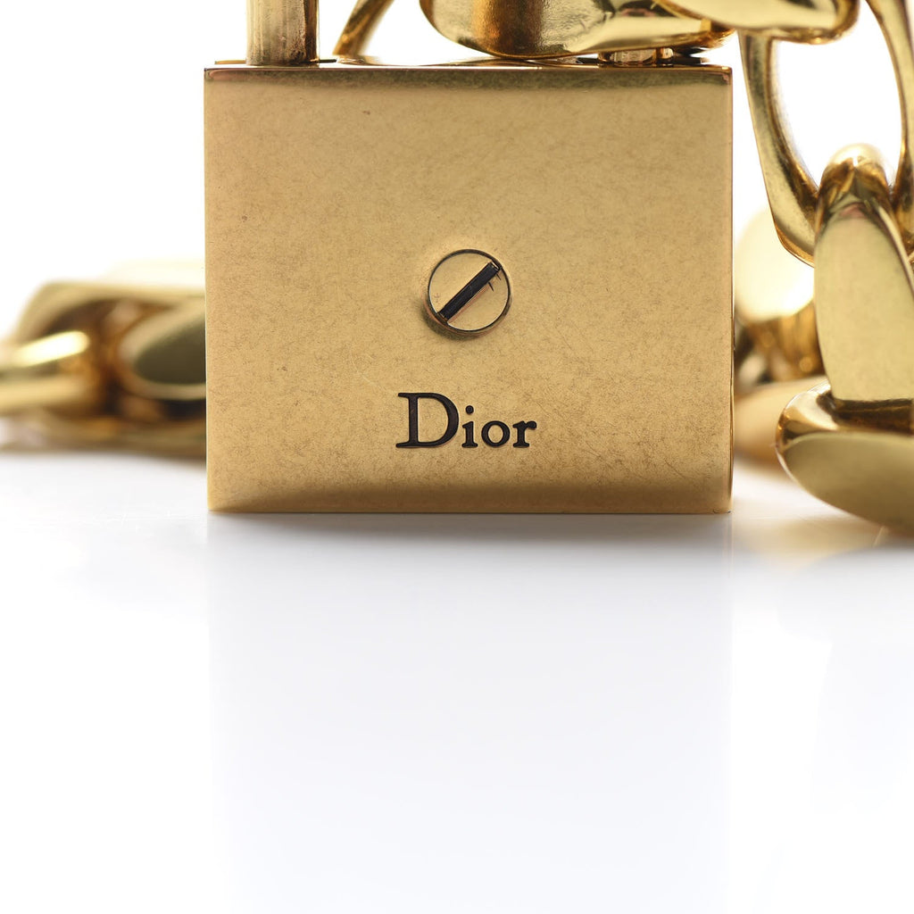 18K Dior Lucky Locket Choker Necklace
