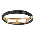 18K Roulis Double Tour Black Hermes Bracelet