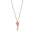 18K Tiffany Keys Woven Diamonds Medium Necklace
