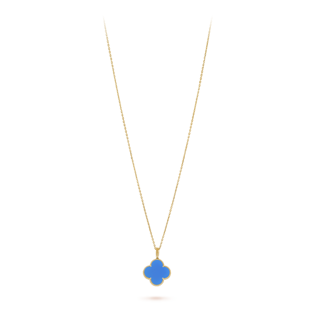 18K Magic Alhambra Agate Clover Necklace