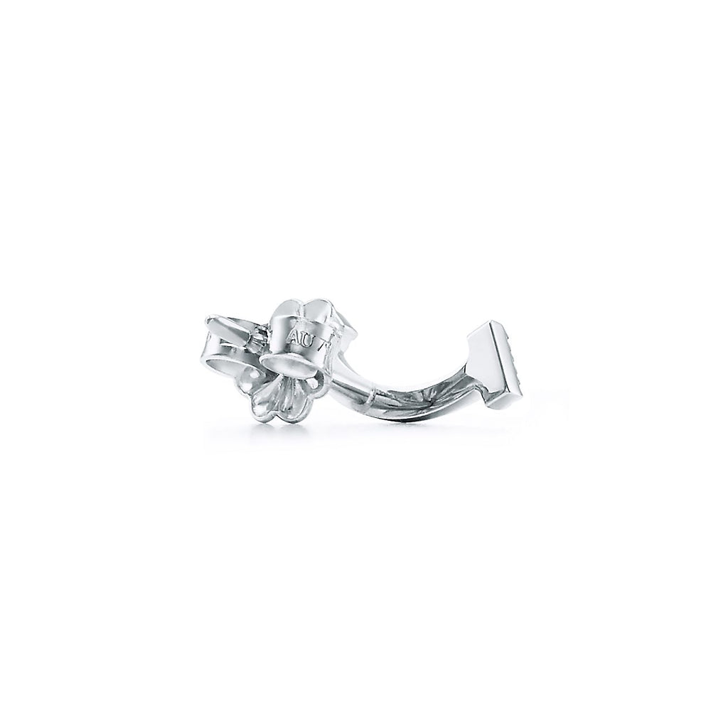 18K Tiffany Smile Diamonds Earrings