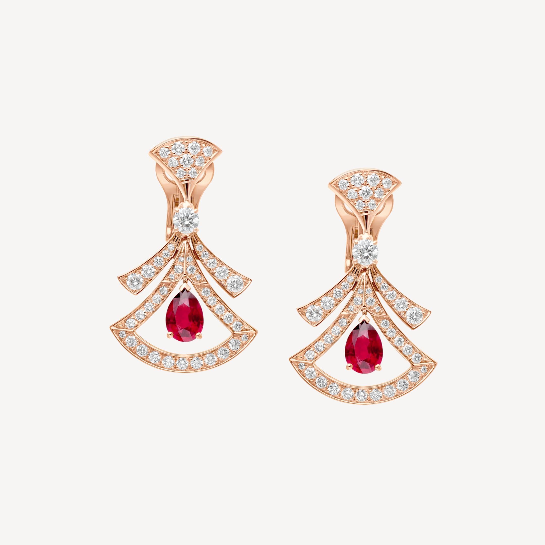 18K BVLGARI BVLGARI Dream Openwork Earrings