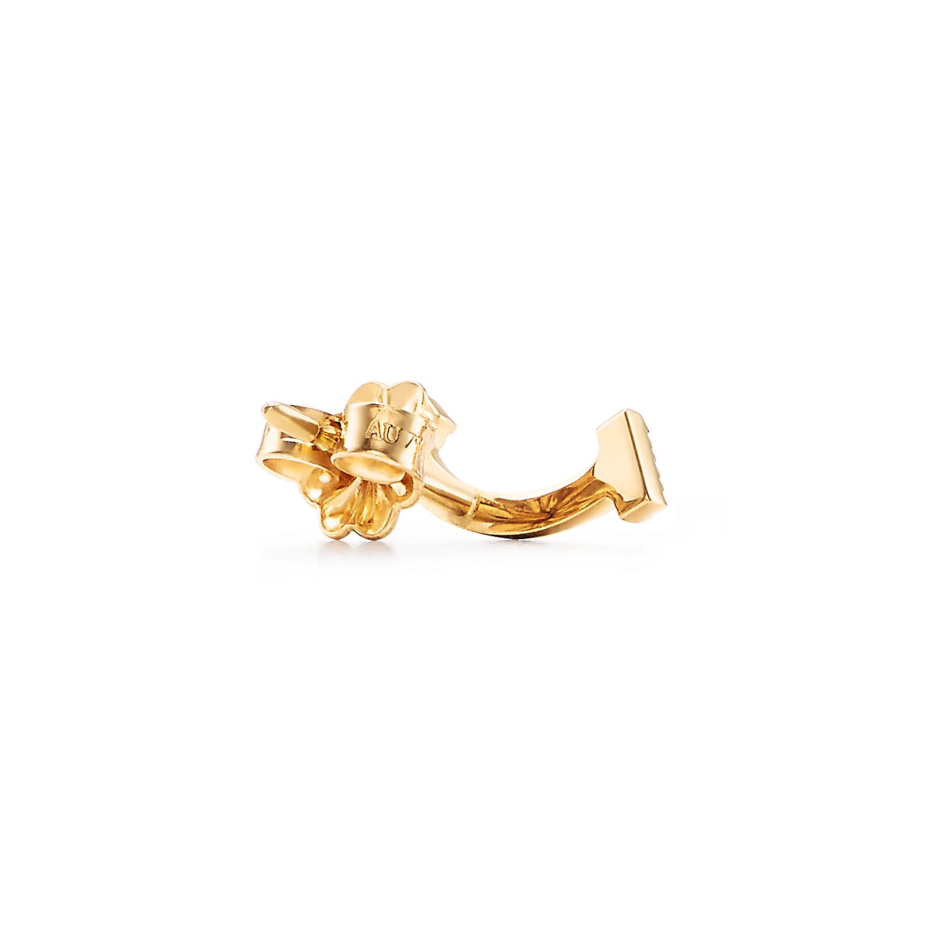 18K Tiffany Smile Diamonds Earrings