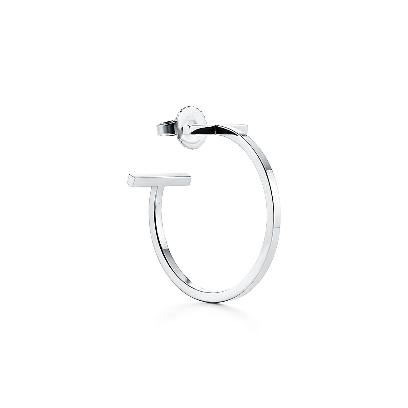 18K Tiffany Hoop Earrings