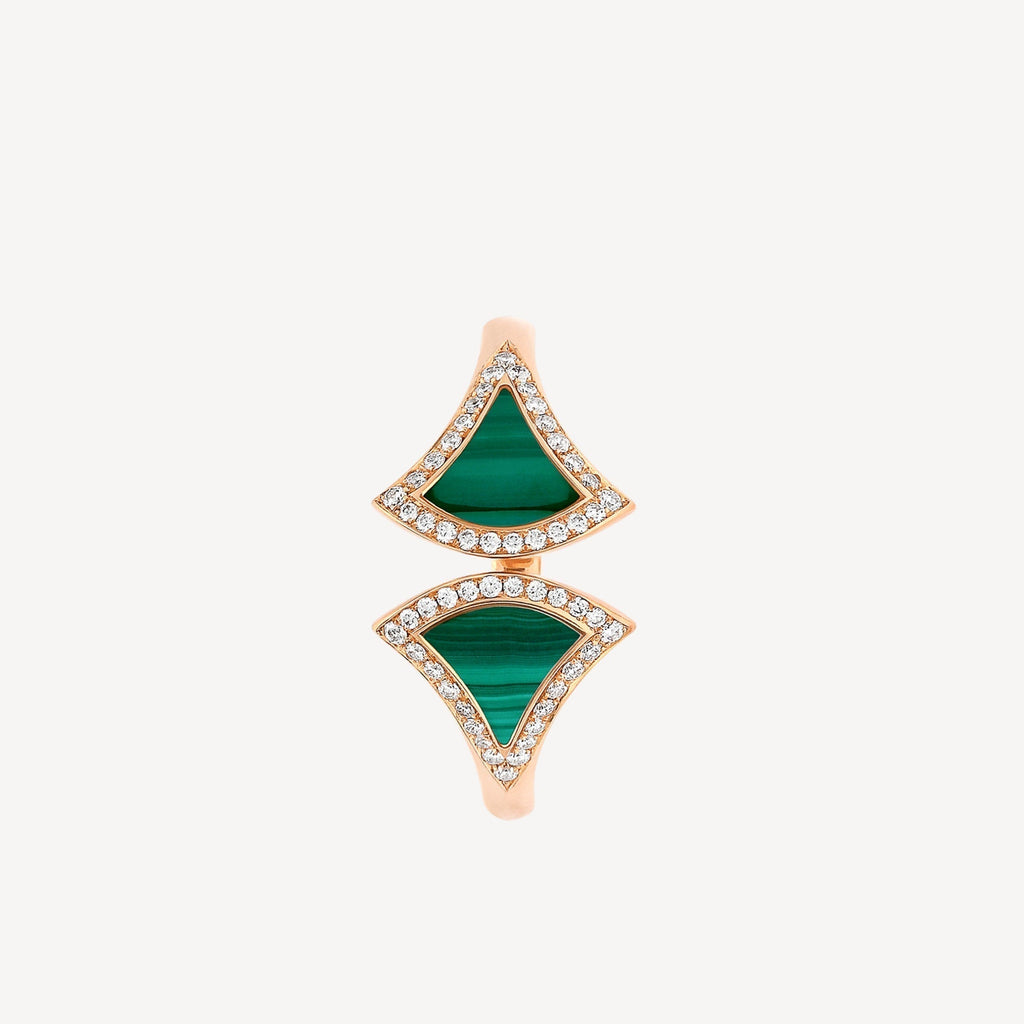 18K BVLGARI Dream Malachite Ring