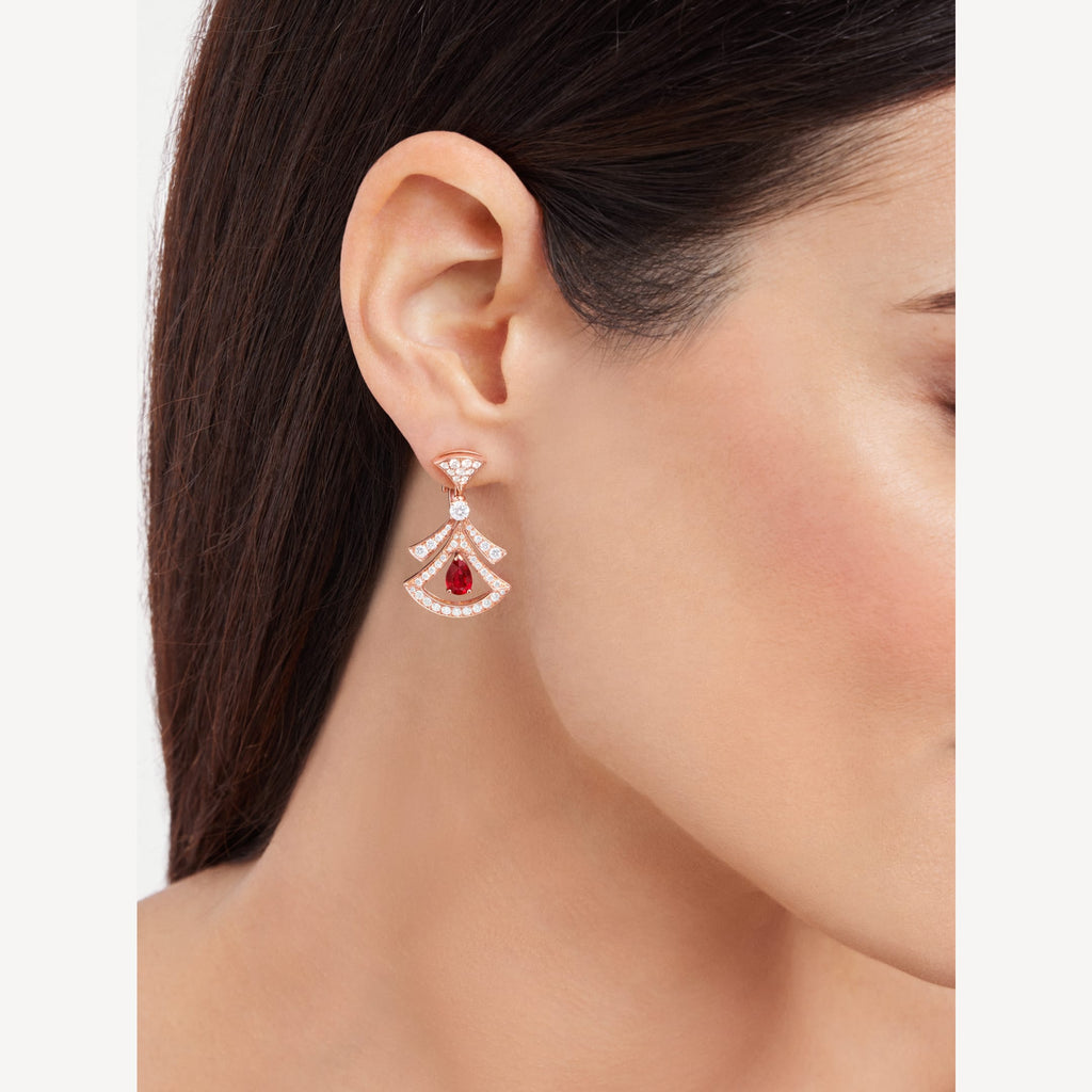 18K BVLGARI BVLGARI Dream Openwork Earrings