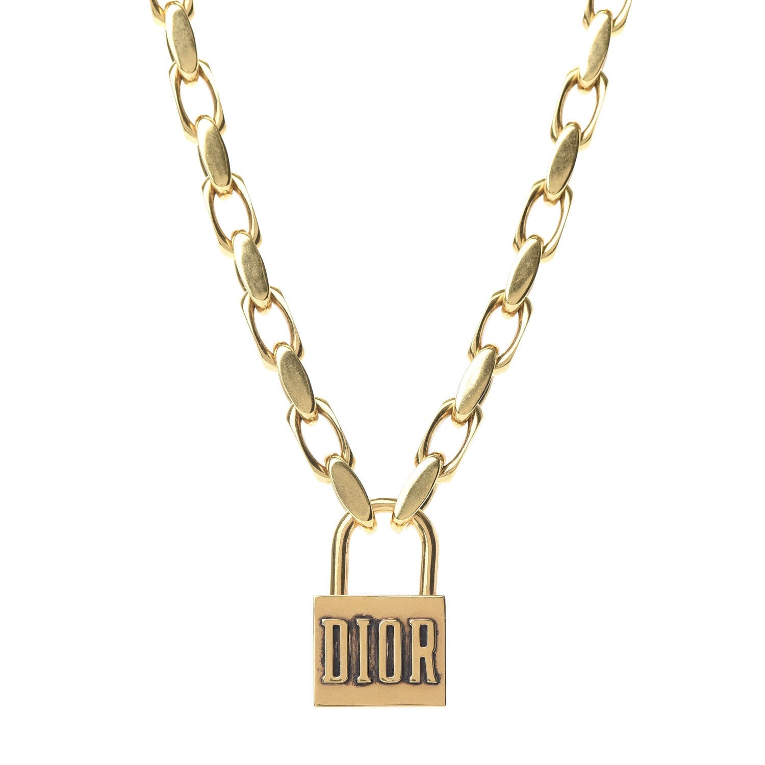 18K Dior Lucky Locket Choker Necklace