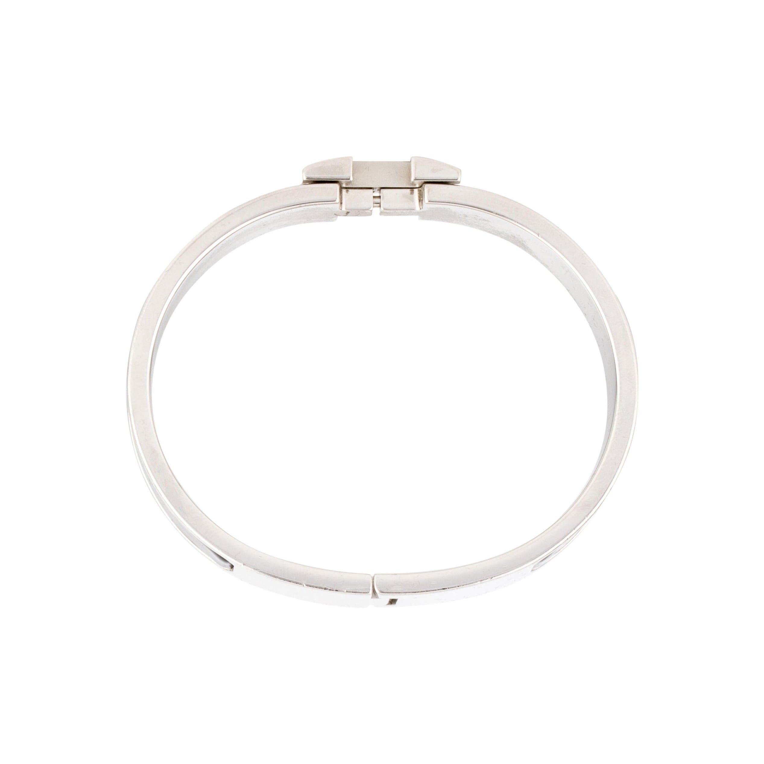 18K Clic Hermes Black Bracelet